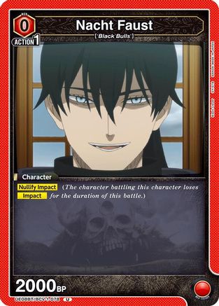 Nacht Faust (078) (UE08BT/BCV-1-078) - UE08BT Black Clover