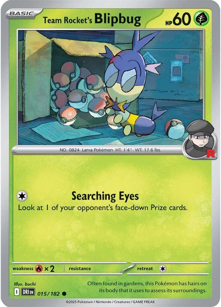Team Rocket's Blipbug (015/182) [Scarlet & Violet: Destined Rivals] - Pokémon - Card Brawlers | Quebec | Canada |