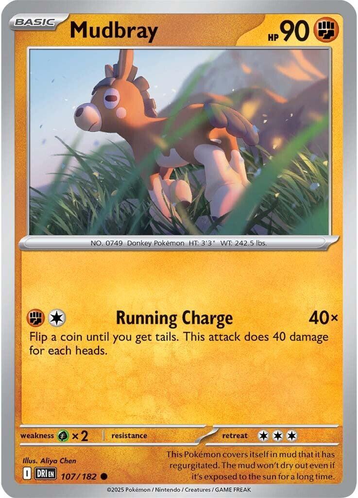 Mudbray (107/182) [Scarlet & Violet: Destined Rivals] - Pokémon - Card Brawlers | Quebec | Canada |