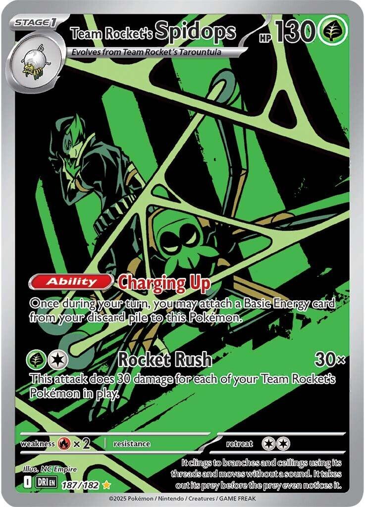 Team Rocket's Spidops (187/182) [Scarlet & Violet: Destined Rivals] - Pokémon - Card Brawlers | Quebec | Canada |
