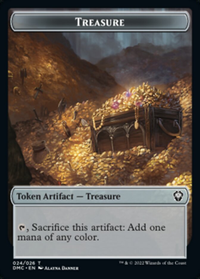 Treasure Token [Dominaria United Commander Tokens] - Magic: The Gathering - Card Brawlers | Quebec | Canada |