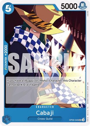 Cabaji (Reprint) (OP09-045) - Starter Deck 25: BLUE Buggy
