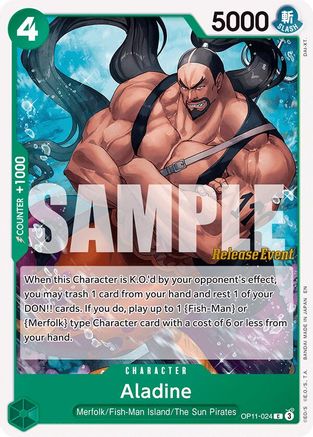 Aladine (OP11-024) - A Fist of Divine Speed Release Event Cards