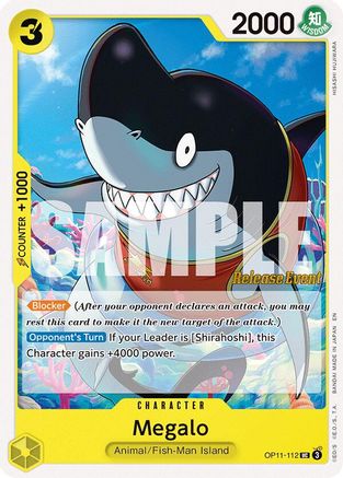 Megalo (OP11-112) - A Fist of Divine Speed Release Event Cards