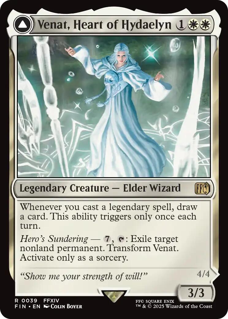 Venat, Heart of Hydaelyn // Hydaelyn, the Mothercrystal [FINAL FANTASY] - Magic: The Gathering - Card Brawlers | Quebec | Canada |
