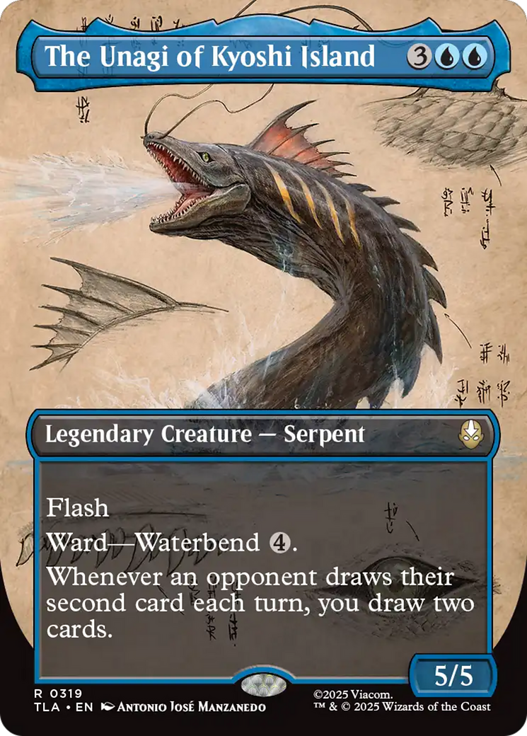 The Unagi of Kyoshi Island (Borderless) [Avatar: The Last Airbender] - Magic: The Gathering - Card Brawlers | Quebec | Canada |