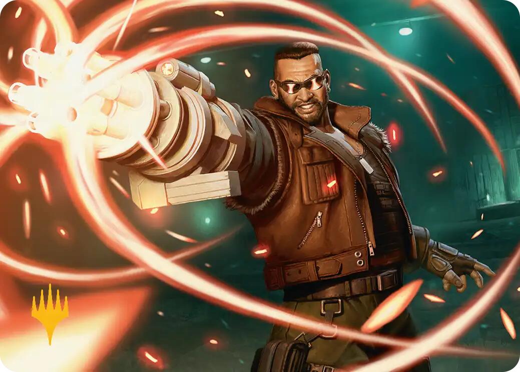 Barret Wallace Art Card (Gold-Stamped Planeswalker Symbol) [FINAL FANTASY Art Series] - Magic: The Gathering - Card Brawlers | Quebec | Canada |