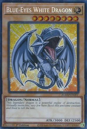 Blue-Eyes White Dragon [BLMM-EN001] Secret Rare - Yu-Gi-Oh! - Card Brawlers | Quebec | Canada |