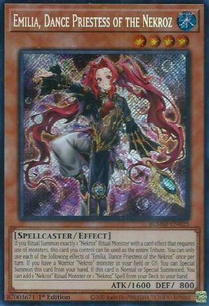 Emilia, Dance Priestess of the Nekroz [BLMM-EN025] Secret Rare - Yu-Gi-Oh! - Card Brawlers | Quebec | Canada |