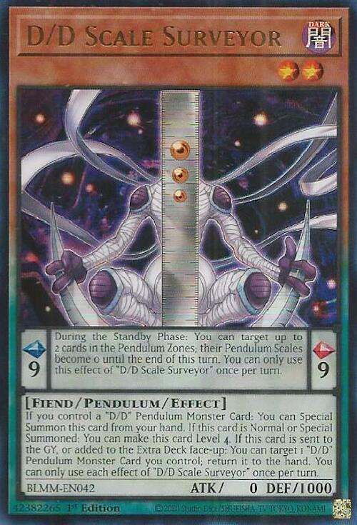 D/D Scale Surveyor [BLMM-EN042] Ultra Rare - Yu-Gi-Oh! - Card Brawlers | Quebec | Canada |