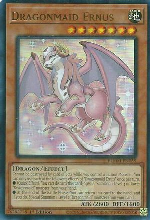 Dragonmaid Ernus [BLMM-EN055] Ultra Rare - Yu-Gi-Oh! - Card Brawlers | Quebec | Canada |