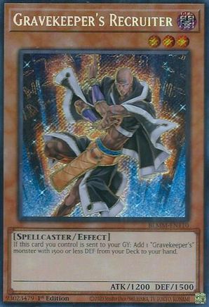Gravekeeper's Recruiter [BLMM-EN110] Secret Rare - Yu-Gi-Oh! - Card Brawlers | Quebec | Canada |