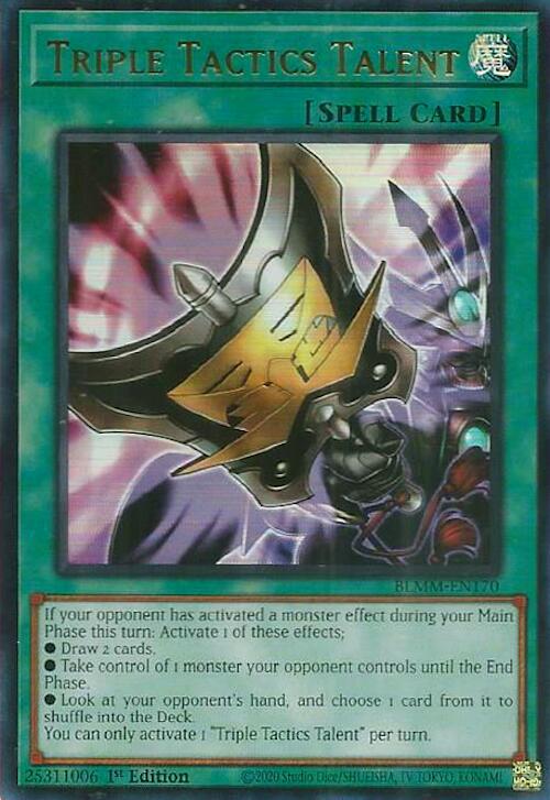 Triple Tactics Talent [BLMM-EN170] Ultra Rare - Yu-Gi-Oh! - Card Brawlers | Quebec | Canada |