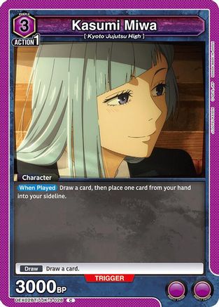 Kasumi Miwa (UEX02BT/JJK-3-028) - UEX02BT Jujutsu Kaisen Vol2