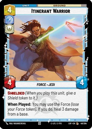 Itinerant Warrior (48/264) (48/264) [Legends of the Force] - Fantasy Flight Games - Card Brawlers | Quebec | Canada |