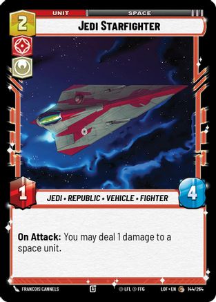 Jedi Starfighter (144/264) (144/264) [Legends of the Force] - Fantasy Flight Games - Card Brawlers | Quebec | Canada |