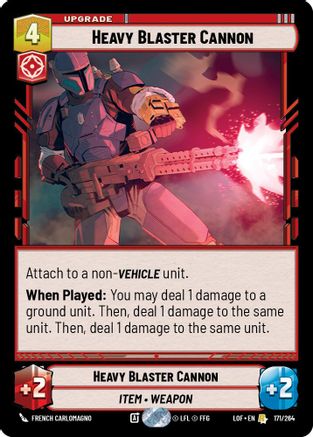 Heavy Blaster Cannon (171/264) (171/264) [Legends of the Force] - Fantasy Flight Games - Card Brawlers | Quebec | Canada |