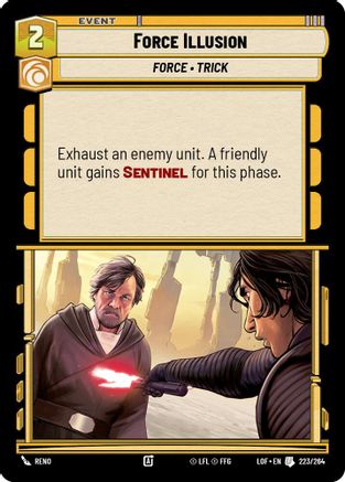 Force Illusion (223/264) (223/264) [Legends of the Force] - Fantasy Flight Games - Card Brawlers | Quebec | Canada |