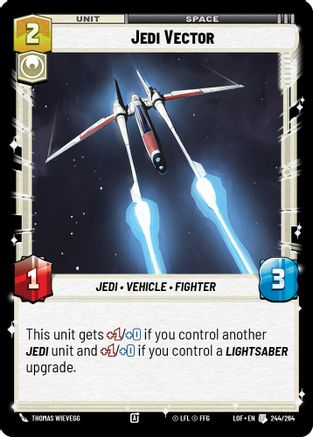 Jedi Vector (244/264) (244/264) [Legends of the Force] - Fantasy Flight Games - Card Brawlers | Quebec | Canada |