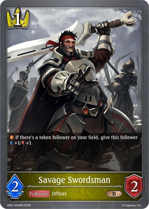 Savage Swordsman (SS01-004EN) [Worlds Beyond (Swordcraft)] - Bushiroad - Card Brawlers | Quebec | Canada |