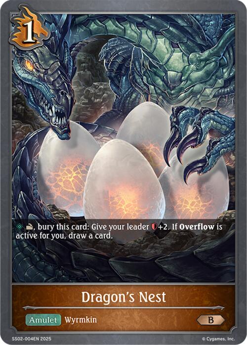 Dragon's Nest (SS02-004EN) [Worlds Beyond (Dragoncraft)] - Bushiroad - Card Brawlers | Quebec | Canada |