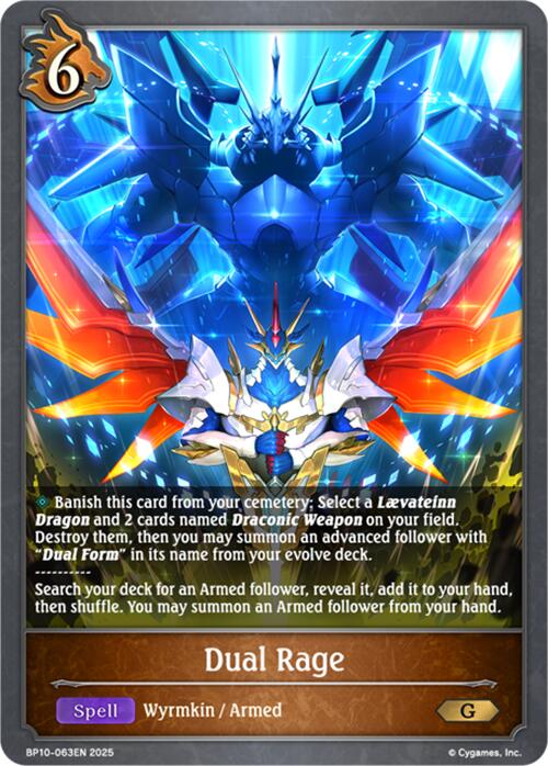 Dual Rage (BP10-063EN) [Gods of the Arcana] - Bushiroad - Card Brawlers | Quebec | Canada |
