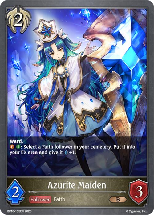 Azurite Maiden (BP10-105EN) [Gods of the Arcana] - Bushiroad - Card Brawlers | Quebec | Canada |