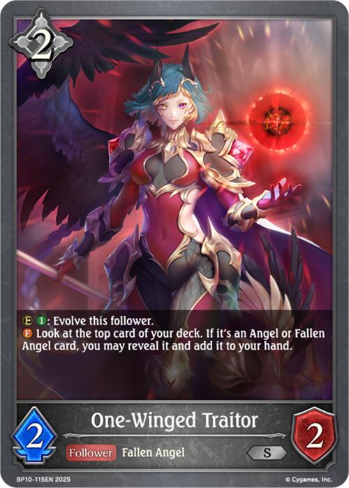 One-Winged Traitor (BP10-115EN) [Gods of the Arcana] - Bushiroad - Card Brawlers | Quebec | Canada |