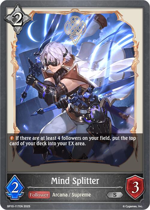 Mind Splitter (BP10-117EN) [Gods of the Arcana] - Bushiroad - Card Brawlers | Quebec | Canada |