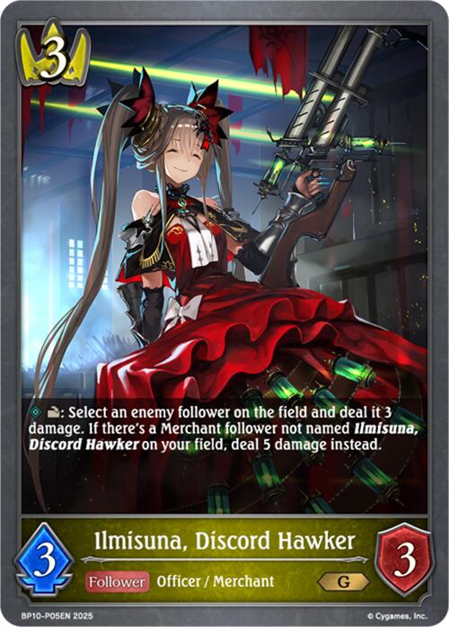 Ilmisuna, Discord Hawker - P05 (Foil) (BP10-P05EN) [Gods of the Arcana] - Bushiroad - Card Brawlers | Quebec | Canada |
