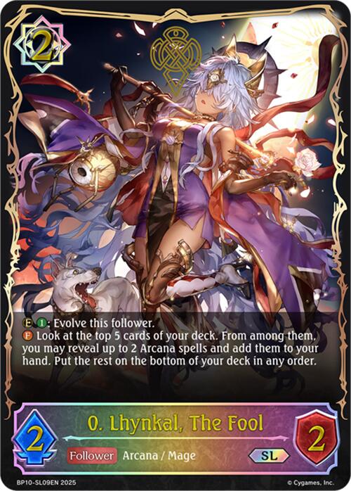 0. Lhynkal, The Fool (SL) (BP10-SL09EN) [Gods of the Arcana] - Bushiroad - Card Brawlers | Quebec | Canada |