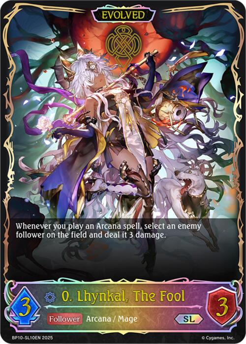 0. Lhynkal, The Fool (Evolved) (SL) (BP10-SL10EN) [Gods of the Arcana] - Bushiroad - Card Brawlers | Quebec | Canada |