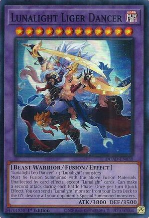 Lunalight Liger Dancer [DUAD-EN030] Super Rare - Yu-Gi-Oh! - Card Brawlers | Quebec | Canada |