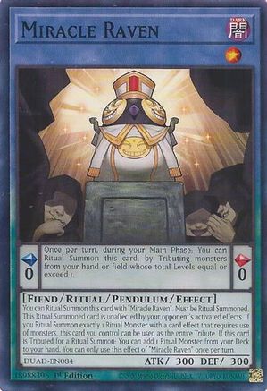 Miracle Raven [DUAD-EN084] Common - Yu-Gi-Oh! - Card Brawlers | Quebec | Canada |