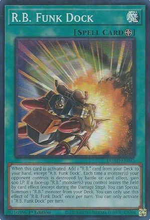 R.B. Funk Dock [DUAD-EN095] Super Rare - Yu-Gi-Oh! - Card Brawlers | Quebec | Canada |