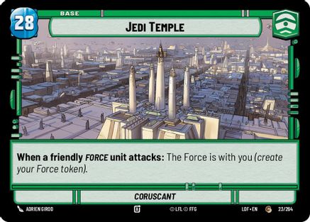 Jedi Temple // Experience (023/264 // T01/T03) (023/264 // T01/T03) [Legends of the Force] - Fantasy Flight Games - Card Brawlers | Quebec | Canada |