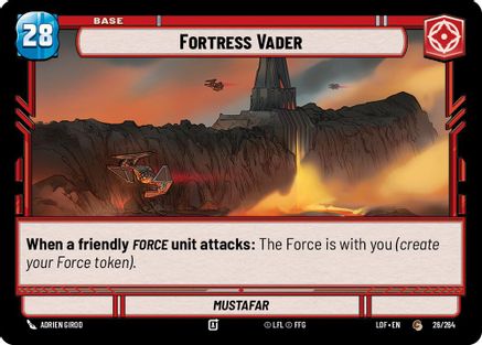 Fortress Vader // Shield (026/264 // T02/T03) (026/264 // T02/T03) [Legends of the Force] - Fantasy Flight Games - Card Brawlers | Quebec | Canada |
