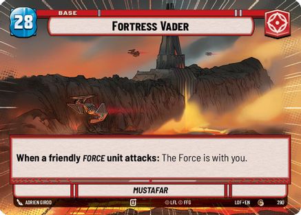 Fortress Vader // Force (290 // T06) (Hyperspace) (290 // T04) [Legends of the Force] - Fantasy Flight Games - Card Brawlers | Quebec | Canada |