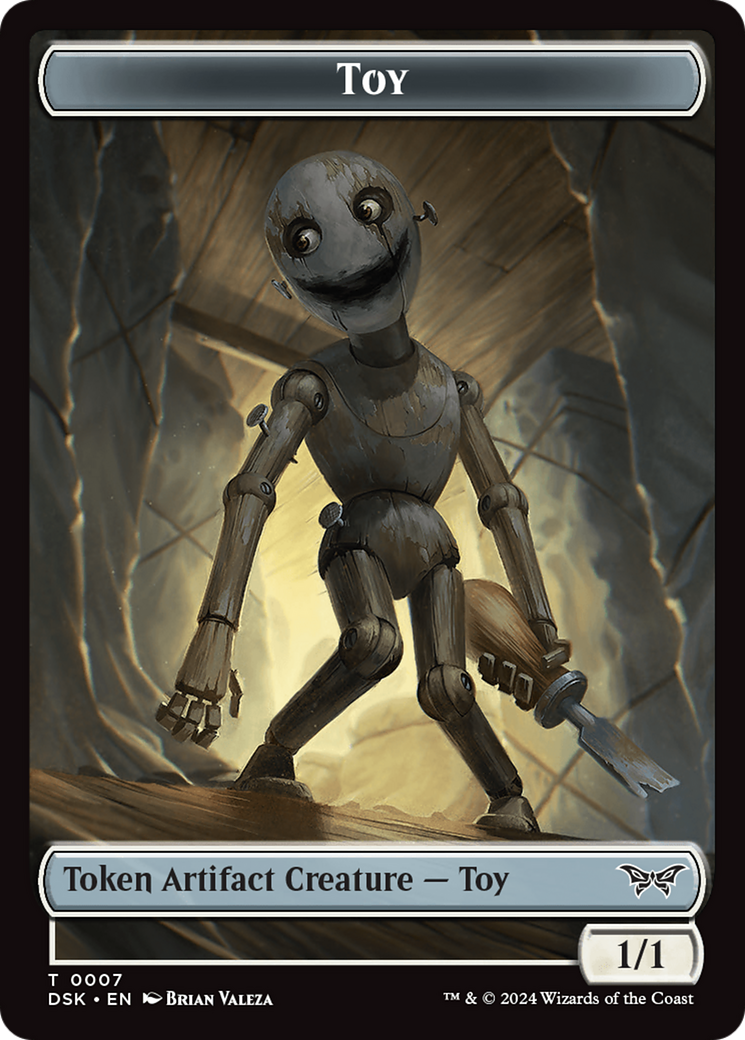 Toy // Treasure Double-Sided Token [Duskmourn: House of Horror Tokens] - Magic: The Gathering - Card Brawlers | Quebec | Canada |