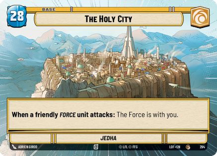 The Holy City // Shield (294 // t05) (Hyperspace) (294 // T05) [Legends of the Force] - Fantasy Flight Games - Card Brawlers | Quebec | Canada |
