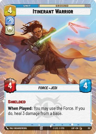 Itinerant Warrior (312) (Hyperspace) (312) [Legends of the Force] - Fantasy Flight Games - Card Brawlers | Quebec | Canada |