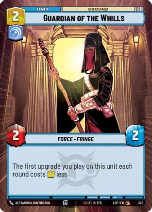 Guardian of the Whills (322) (Hyperspace) (322) [Legends of the Force] - Fantasy Flight Games - Card Brawlers | Quebec | Canada |