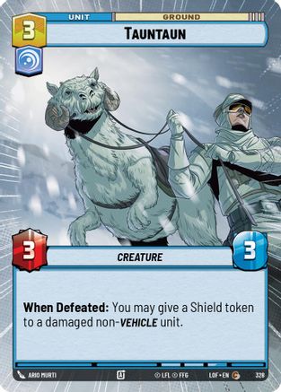 Tauntaun (328) (Hyperspace) (328) [Legends of the Force] - Fantasy Flight Games - Card Brawlers | Quebec | Canada |