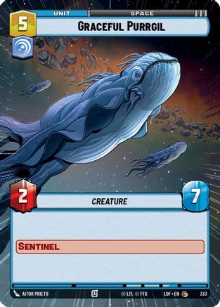 Graceful Purrgil (333) (Hyperspace) (333) [Legends of the Force] - Fantasy Flight Games - Card Brawlers | Quebec | Canada |