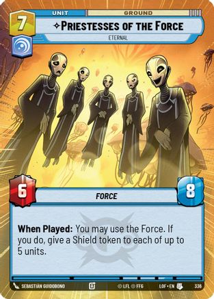 Priestesses of the Force - Eternal (336) (Hyperspace) (336) [Legends of the Force] - Fantasy Flight Games - Card Brawlers | Quebec | Canada |