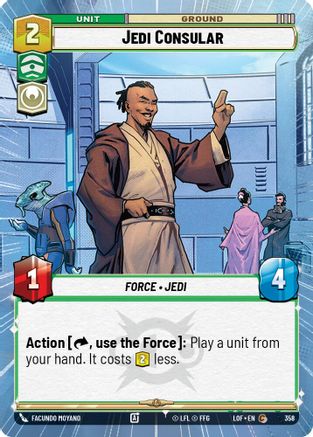 Jedi Consular (358) (Hyperspace) (358) [Legends of the Force] - Fantasy Flight Games - Card Brawlers | Quebec | Canada |