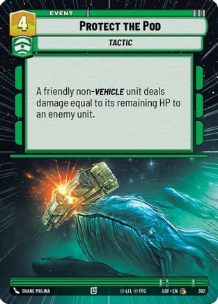 Protect the Pod (392) (Hyperspace) (392) [Legends of the Force] - Fantasy Flight Games - Card Brawlers | Quebec | Canada |
