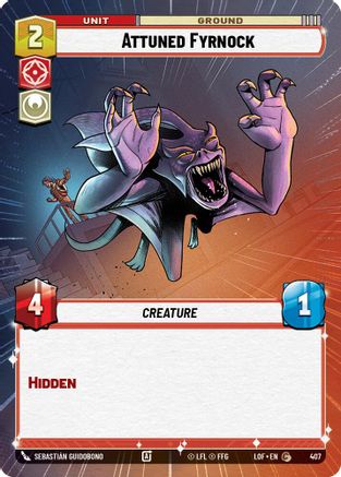 Attuned Fyrnock (407) (Hyperspace) (407) [Legends of the Force] - Fantasy Flight Games - Card Brawlers | Quebec | Canada |