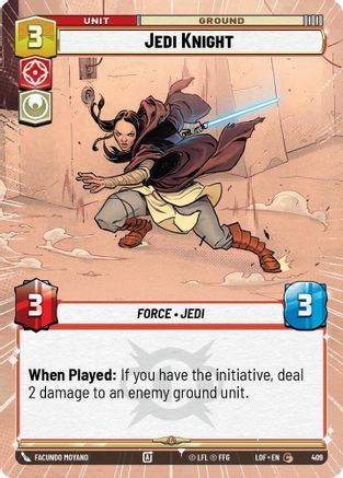 Jedi Knight (409) (Hyperspace) (409) [Legends of the Force] - Fantasy Flight Games - Card Brawlers | Quebec | Canada |
