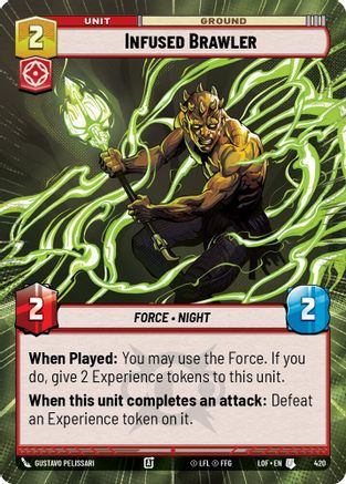 Infused Brawler (420) (Hyperspace) (420) [Legends of the Force] - Fantasy Flight Games - Card Brawlers | Quebec | Canada |
